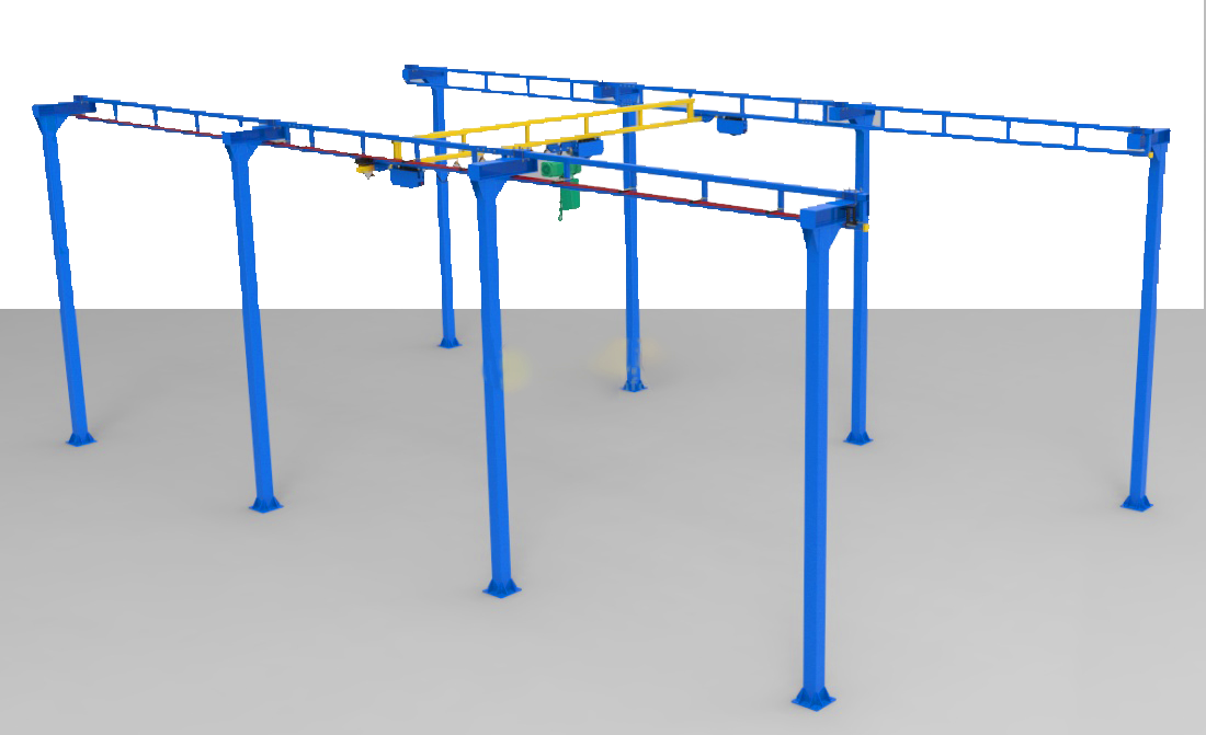 操作懸掛式組合起重機(jī)時(shí)，需要注意以下幾點(diǎn)事項(xiàng)：