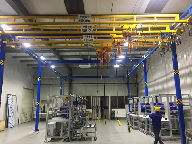 ?KBK鋼性軌道輕型起重機：負(fù)重輕松，智能控制